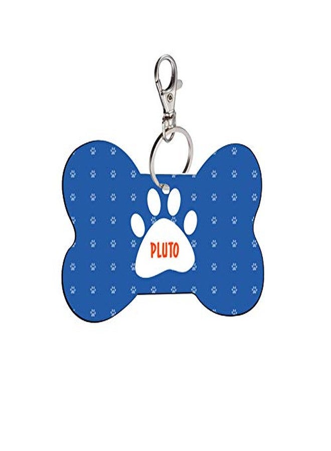 Sky Trends Bone Shape Collar Locket/Pendant for Dogs & Puppy -477, Multicolour, Medium, 1 Count - Pluto